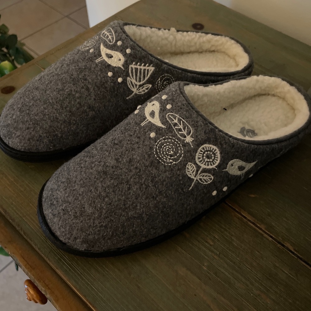 Acorn Womens Gray Talara Slippers Size 6.5 / 7 - Picture 8 of 8